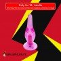 Crystal Anal Vibrating Butt Plug With Suction Cup AD-025