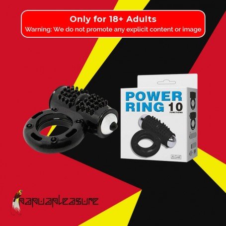 PRETTY LOVE BLACK POWER RING CR-021