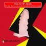 Solid Head Reusable Penis Extension Sleeve chocolate PES-026