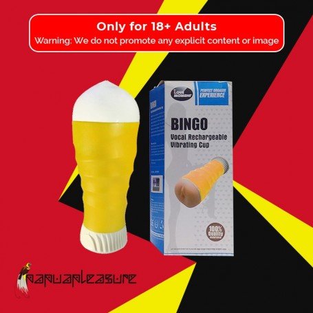 Bingo Vocal Rechargeable Vibrating Cup MS-059