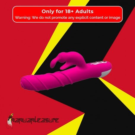 KHALIFA SILICONE RABBIT VIBRATOR - USB RECHARGEABLE RV-024